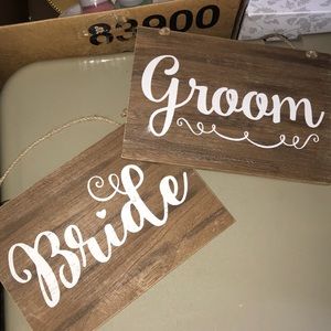 Wedding signs